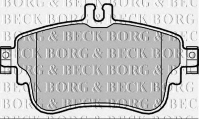 BORG & BECK bbp2345 -  Комплект тормозных колодок, дисковый тормоз